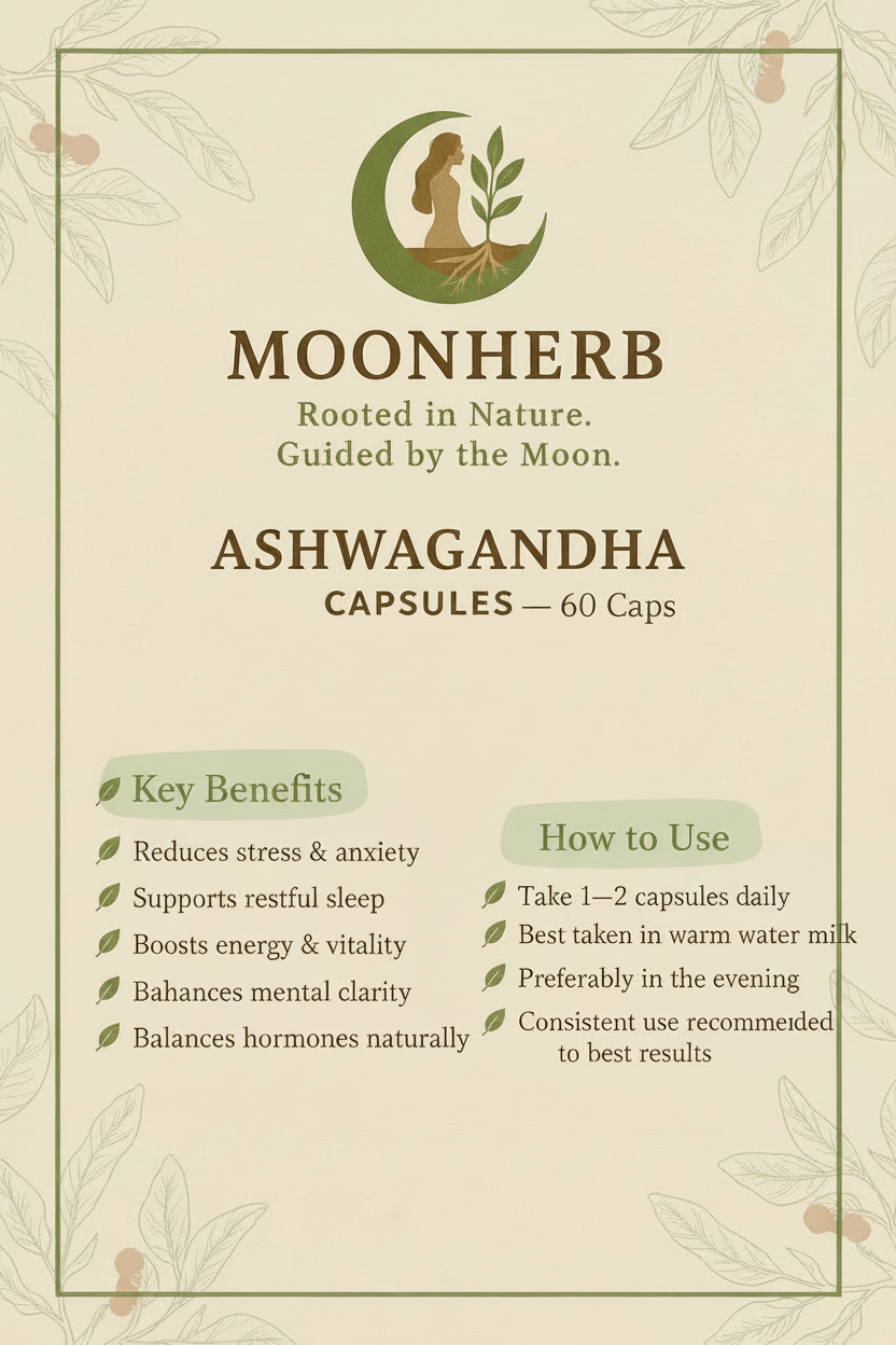ASHWAGANDA CAPSULES 60s