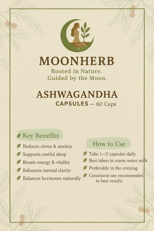ASHWAGANDA CAPSULES 60s