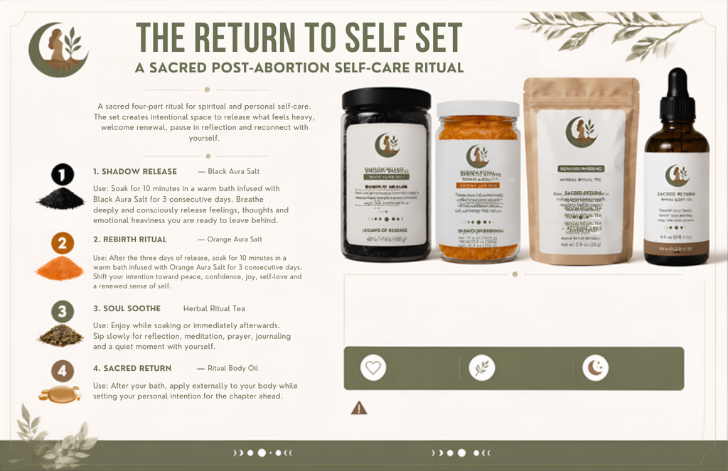 🌑✨ THE RETURN TO SELF ✨🌑 Post-Abortion Spiritual Cleansing & Renewal